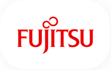 Fujitsu HVAC brand logo - partner of Synairgy Mechanical Maui